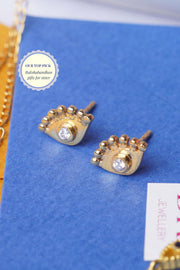 Evil Eye Stud Earrings