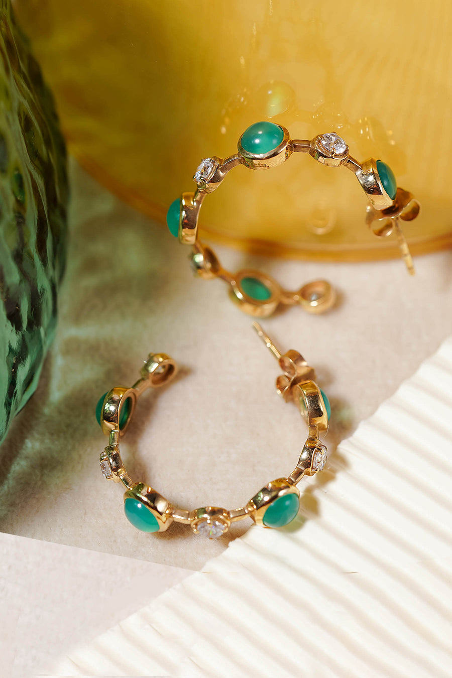 Jade hoops